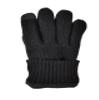 BRUCERIVER Men's Pure Wool Knitted Gloves with Warm Fleece Lining Size S/M (Black Touchscreen) view 4