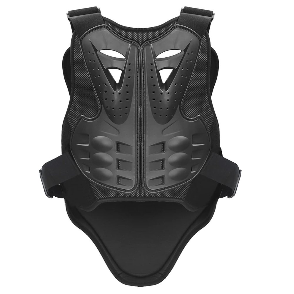 Pellor Motorcycle Armor Vest Chest Back, Motorcycle Vests for Men, Motocross Body Guard Vest Cycling Protector Vest Skiing Riding Skating Anti-Fall Vest Protective Gear(M)