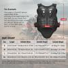 Pellor Motorcycle Armor Vest Chest Back, Motorcycle Vests for Men, Motocross Body Guard Vest Cycling Protector Vest Skiing Riding Skating Anti-Fall Vest Protective Gear(M) view 2