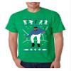 ALLNTRENDS Men's T Shirt Hotline Bling Blue Hotline Xmas Ugly Sweater Holiday (S, Irish Green) view 1