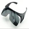 BEISON Driving Glasses Flipup Coverup Polarized Fitover Sunglasses B-6453 (Matte black, Smoke grey) view 3