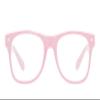 Gravity Shades Horn-Rimmed Clear Sunglasses, Light Pink view 2