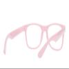 Gravity Shades Horn-Rimmed Clear Sunglasses, Light Pink view 3