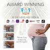 MAEBAND Maternity Belly Band for Pregnant Women  Instantly Extend Your Jeans, Pants & Shorts | Adjustable Waistband Belt Extender for Pregnancy & Postpartum | Soft & Stretchy Maternity Clothes Accessory for Comfort & Support (Medium, Denim Blue) view 2