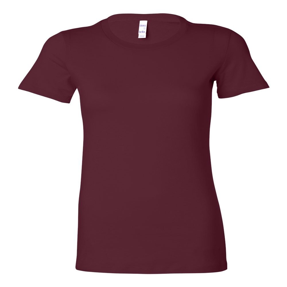 Bella+Canvas-Womens-The favourite t-shirt, Longer body length tshirt