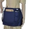 DALIX 24" Large Aprons Bartender Money Kitchen Restaurant Waist Bib Apron (3 Pockets) Navy Blue view 4