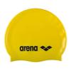 Arena Classic Junior Silicone Unisex Swim Cap for Girls and Boys Comfortable Durable Kids Pool Bathing Cap, One Size, Yellow/Black