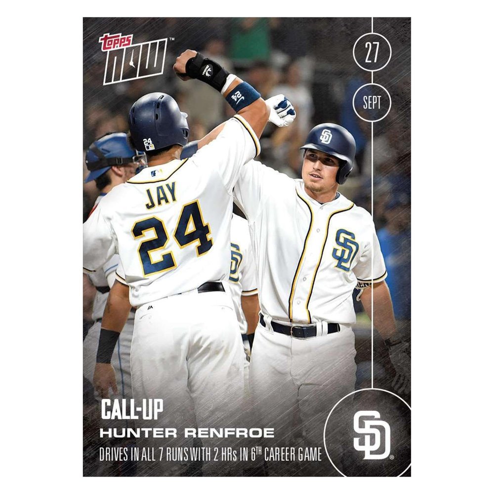 MLB San Diego Padres Hunter Renfroe (Call-Up) #512 Topps Now Trading Card