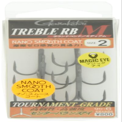 Gamakatsu Treble Hook Rose Treble RB-M (Nano Smooth Coat) #2