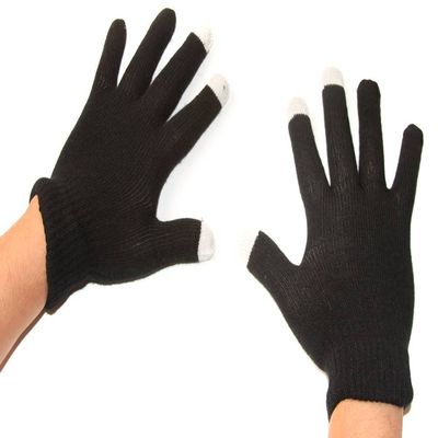 Smartphone Touch Screen Gloves - Black