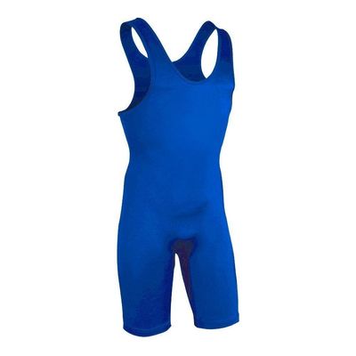 Brute Lycra Heavy Weight Fabric Wrestling Singlet - Royal - Youth Small