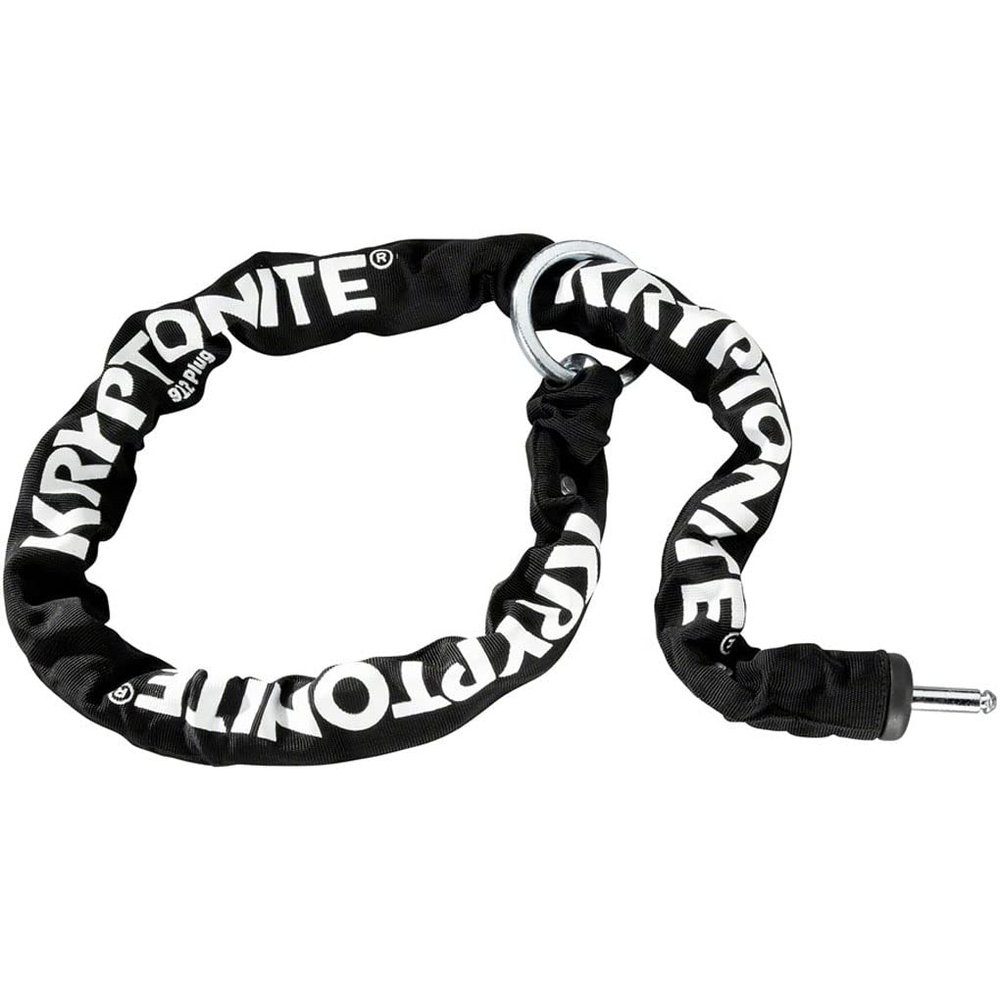 Kryptonite 912 Plug-in Chain for use with Kryptonite Ring Lock: 9mm Chain Links, 120cm Long, Frame Lock, Ebike