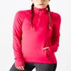 ASICS Womens Thermopolis 1/2 Zip, Prune Heather, X-Large view 3