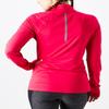 ASICS Womens Thermopolis 1/2 Zip, Prune Heather, X-Large view 4