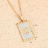 24K Gold Platinum New Islamic Allah Pendant Charms Necklace Religious Muslim Jewelry (Gold Platinum) view 2