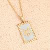 24K Gold Platinum New Islamic Allah Pendant Charms Necklace Religious Muslim Jewelry (Gold Platinum) view 3