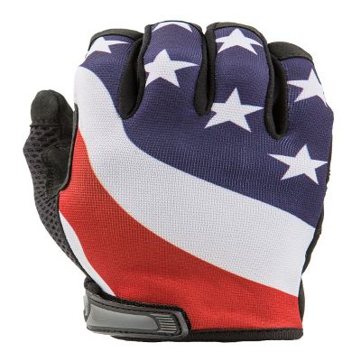 Industrious Handwear USA American Flag Gloves for Gym, Exercise, Cross Training, Driving, Cycling, and Multi-Use