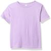 Clementine Apparel Baby Little Girls' Short-Sleeve Basic T-Shirt, Lavender, 2T view 1
