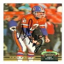 Sports Memorabilia Autograph Warehouse 74165 Mike Horan Autographed Football Card Denver Broncos 1992 Topps Stadium Club No 431