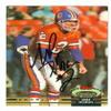 Sports Memorabilia Autograph Warehouse 74165 Mike Horan Autographed Football Card Denver Broncos 1992 Topps Stadium Club No 431 view 1