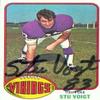 Sports Memorabilia Autograph Warehouse 54374 STU Voigt Autographed Football Card Minnesota Vikings 1976 Topps No .359 view 1