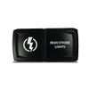 CH4X4 Rocker Switch V2 Rear Strobe Lights Symbol - Horizontal - Red Led view 1