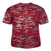 Badger Sport Adult 3XL Red Digi-Camo Moisture Wicking Jersey Uniform Shirt view 1