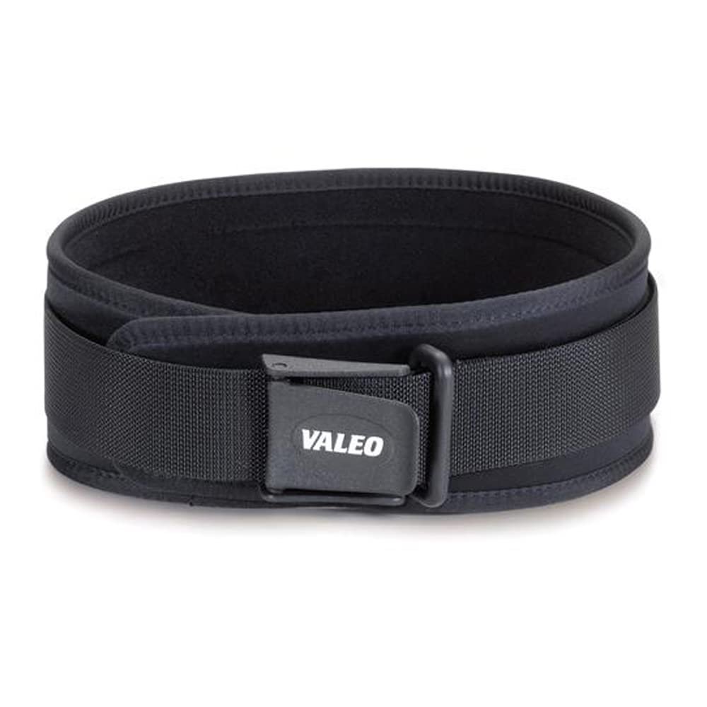 Valeo VA4678XL Classic Back Support, X-Large, 38-43" Waist Size, 6" Width, Nylon, Black