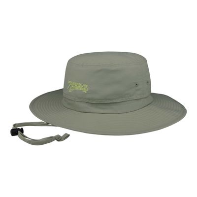 American Outdoorsman Taslon Fishing Sun Hat Outdoor UV Bucket w/Flap Cap (X- Large, Olive)