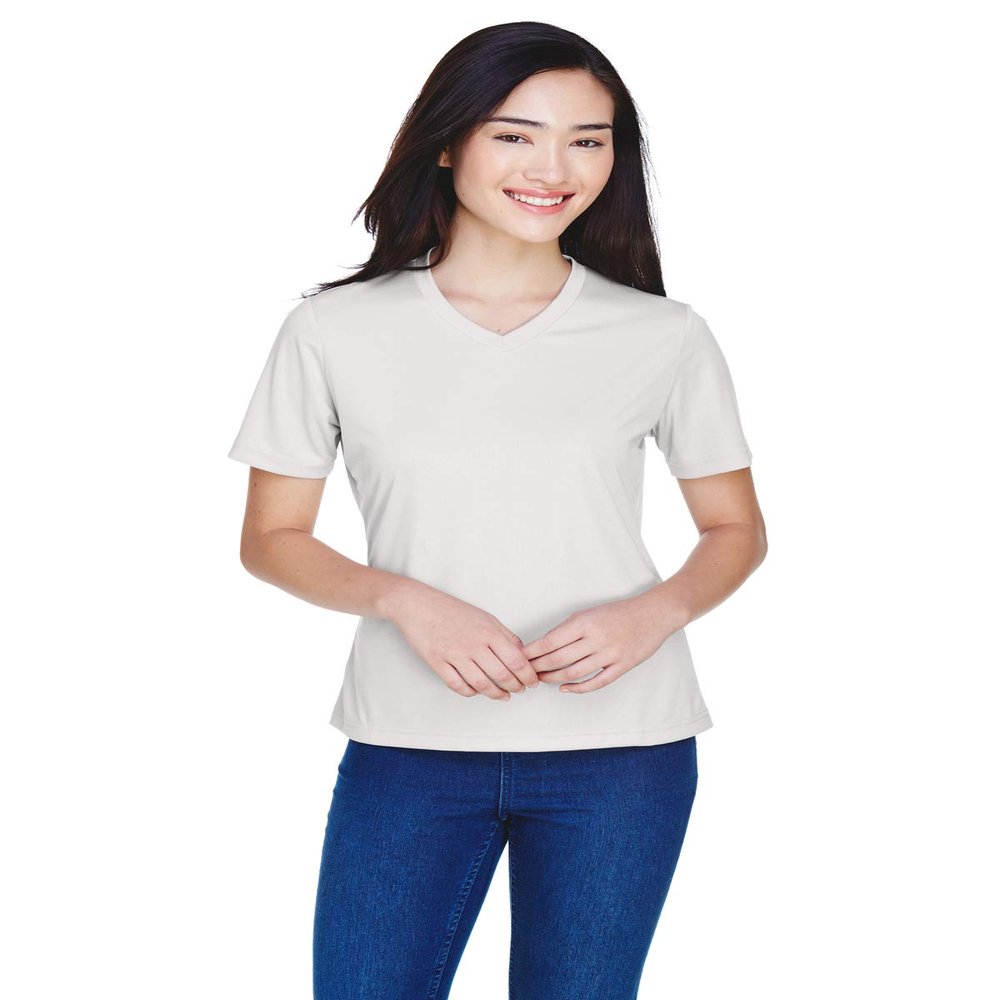 Team 365 Ladies' Zone Performance T-Shirt L SPORT SILVER