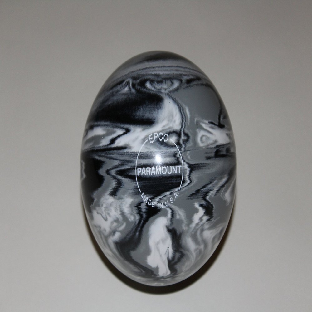 BuyBocceBalls - EPCO Candlepin Bowling Balls - Marbleized - Black, White & Grey - (4 1/2 inch- 2lbs.7oz.) Single - Made in USA