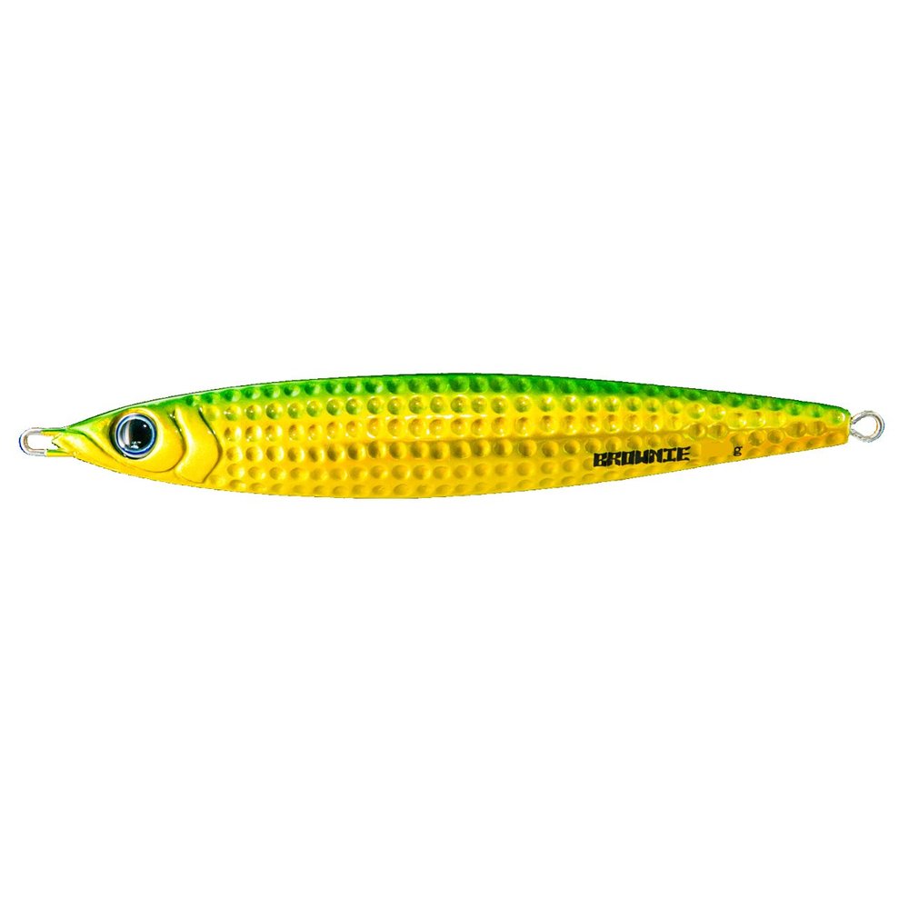 DRANCKRAZY Brownie Metal Jig Lure, 02: Gold Green, 6.1 oz (175 g)
