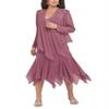 Botong 2 Pieces Chiffon Mother of The Bride Dress Appliqued Jacket Formal Gown US10 As Picture view 1