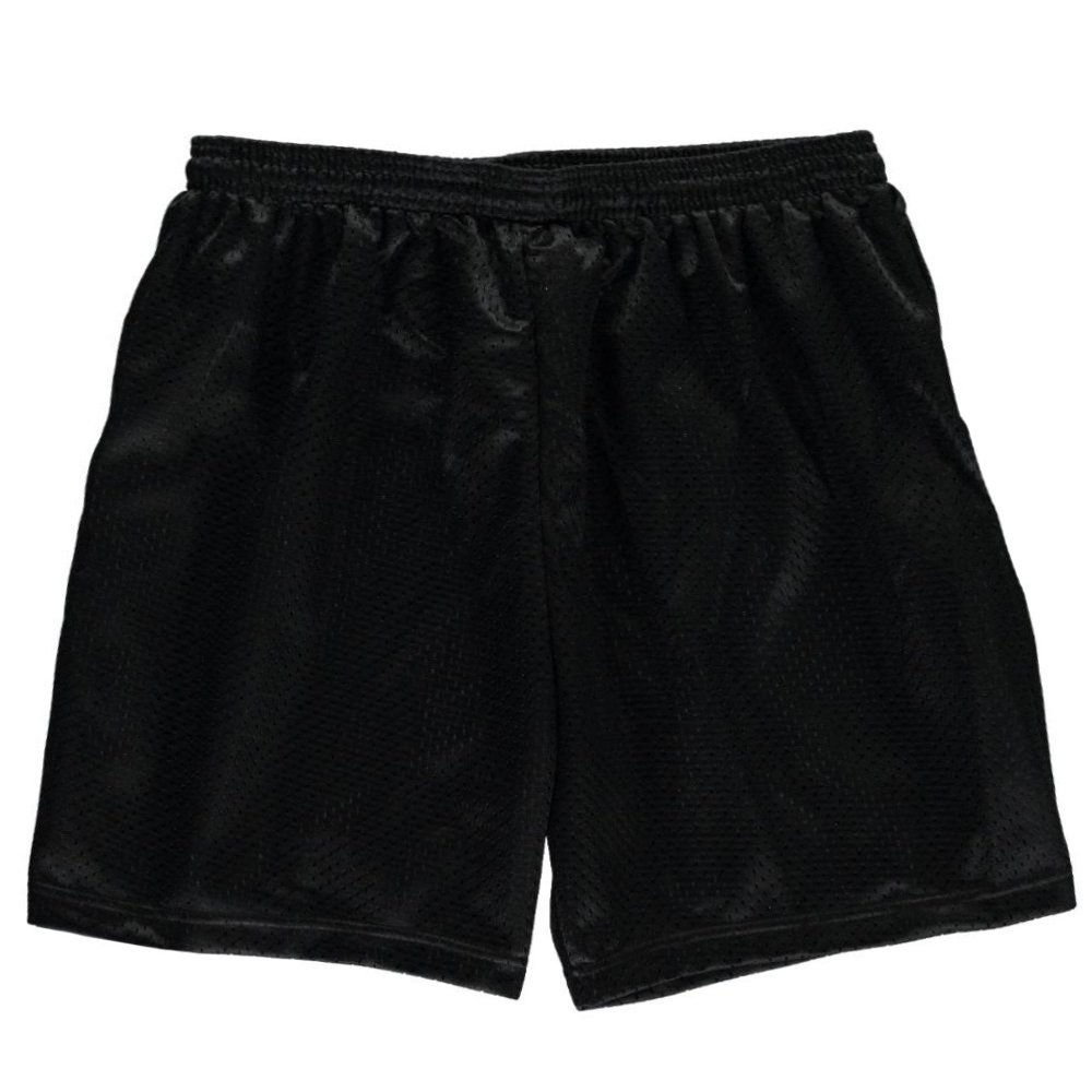 A4 Adults' Athletic Unisex Shorts - Black, m