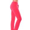 Women's Athletic Sweat Pants Joggers Running Exercise Sport Gym Walking Pink L view 3