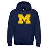 AH02 - Michigan Wolverines Primary Logo Hoodie - 3X-Large - Navy view 1