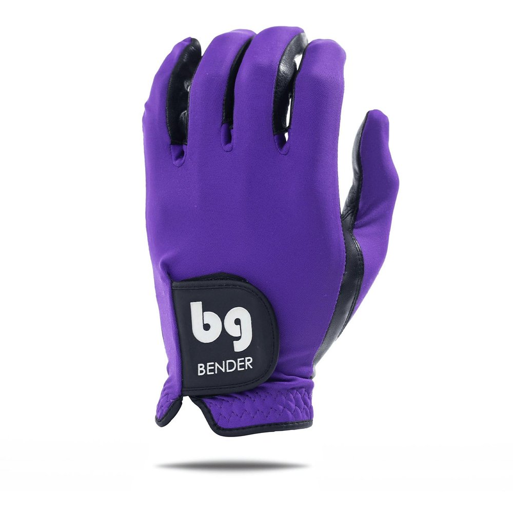 Bender Gloves - Men's Golf Glove, Durable Spandex Material, Unique Golf Gloves Men Right Handed Golfer (Wear On Left)