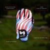 Bender Gloves - Men's Golf Glove, Durable Spandex Material, Unique Golf Gloves Men Right Handed Golfer (Wear On Left) view 3