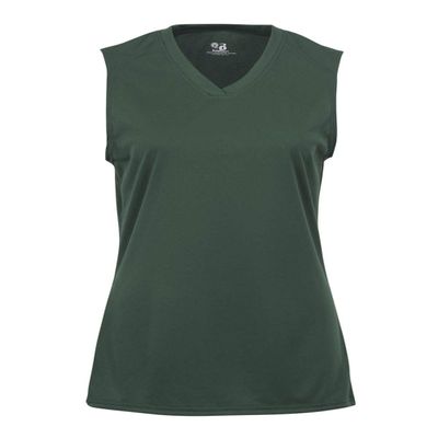 Badger Sport Forest Girls XL Girls Sleeveless Wicking