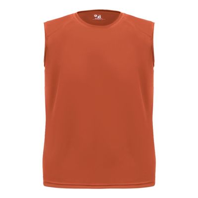 Badger Sport Burnt Orange Adult Medium Sleeveless Wicking Tee