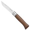 OPINEL No.06-No.09 Premium Woods, Stainless Steel Folding Pocket Knife, Made in France (No.08/Walnut) view 1