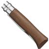OPINEL No.06-No.09 Premium Woods, Stainless Steel Folding Pocket Knife, Made in France (No.08/Walnut) view 2