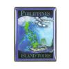 Collectible Novelty Pin for Backpack, Scarf - Made From Jeweler Class Metal - Spartan and the Green Egg Explorer Pin Series: Island Tours, Philippines (5) view 1