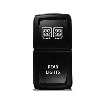 CH4X4 Rocker Switch V2 Rear Lights Symbol 3 - Amber Led
