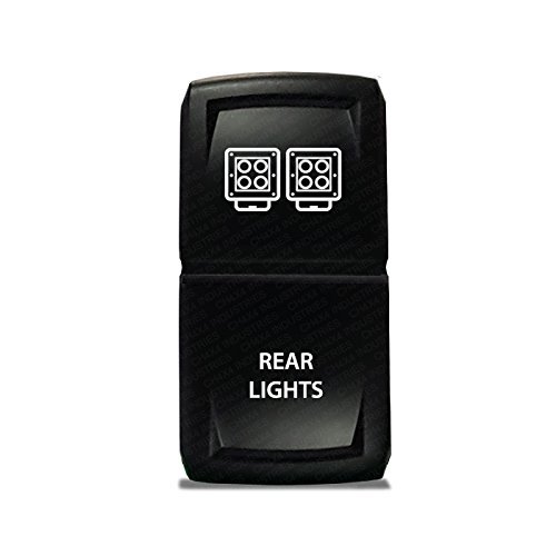 CH4X4 Rocker Switch V2 Rear Lights Symbol 3 - Amber Led
