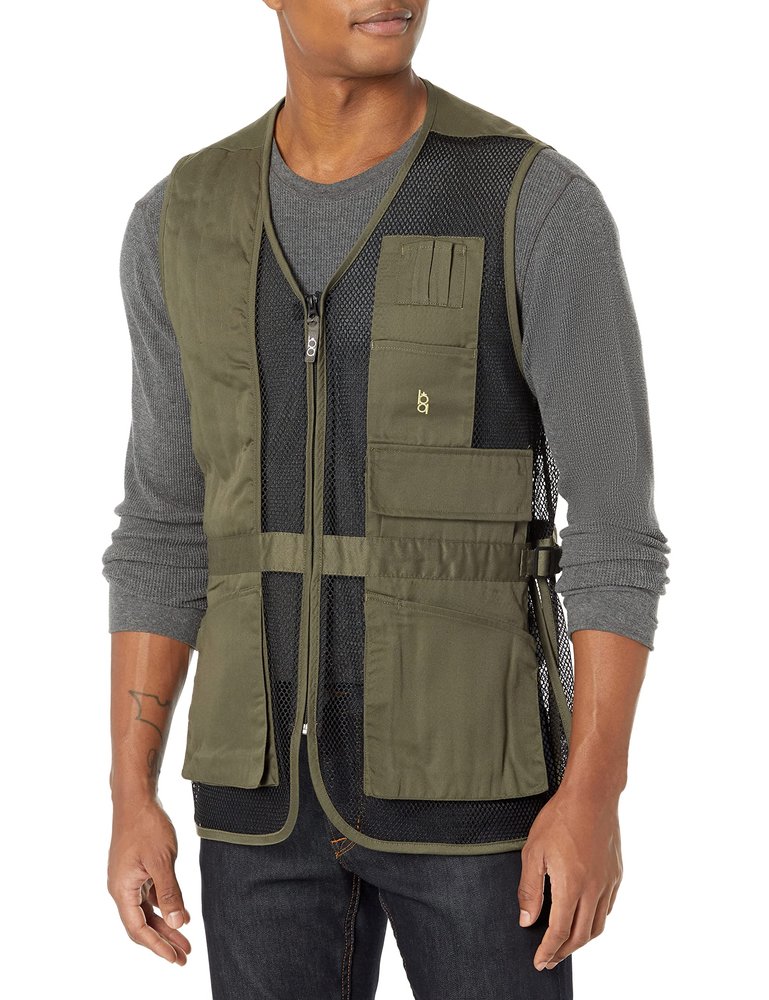 Bob-Allen Shooting Vest, Left Handed, Sage, Small
