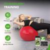 Tunturi Unisex's Yoga Gym Ball, Red, 75 cm view 2