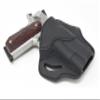 1791 Gunleather 1911 Holster, Right Hand OWB Leather Gun Holster for Belts fits All 1911 Models with 4" and 5" Barrels (Stealth Black) view 3
