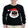 ALLNTRENDS Men's Long Sleeve Santa's Drinking Team Cool Xmas Funny Top (L, Black) view 1