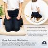 Waterglider International Meditation Bench (NAT. White), Seiza, Sustainable Acacia Wood with Curved Bottom Edges for The Perfect Posture, Meditation Stool, Prayer Bench, Meditation Chair, Yoga Stool view 4